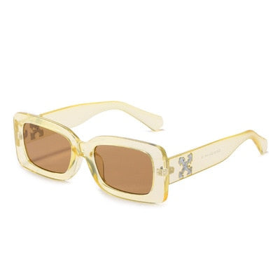 Designer Square Sunglasses Women Luxury UV400