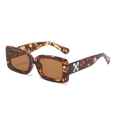 Designer Square Sunglasses Women Luxury UV400